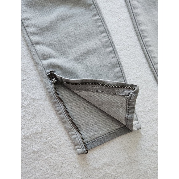 HELMUT LANG runway skinny-stretch crop ankle-zip goop fave travel jeans $245 25 - Picture 6 of 14